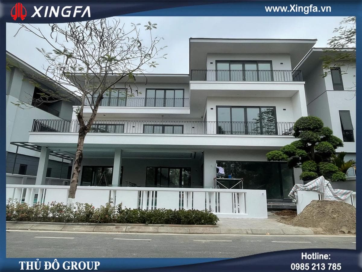 Genuine Imported XINGFA Aluminum Doors in Quang Ninh facility 1