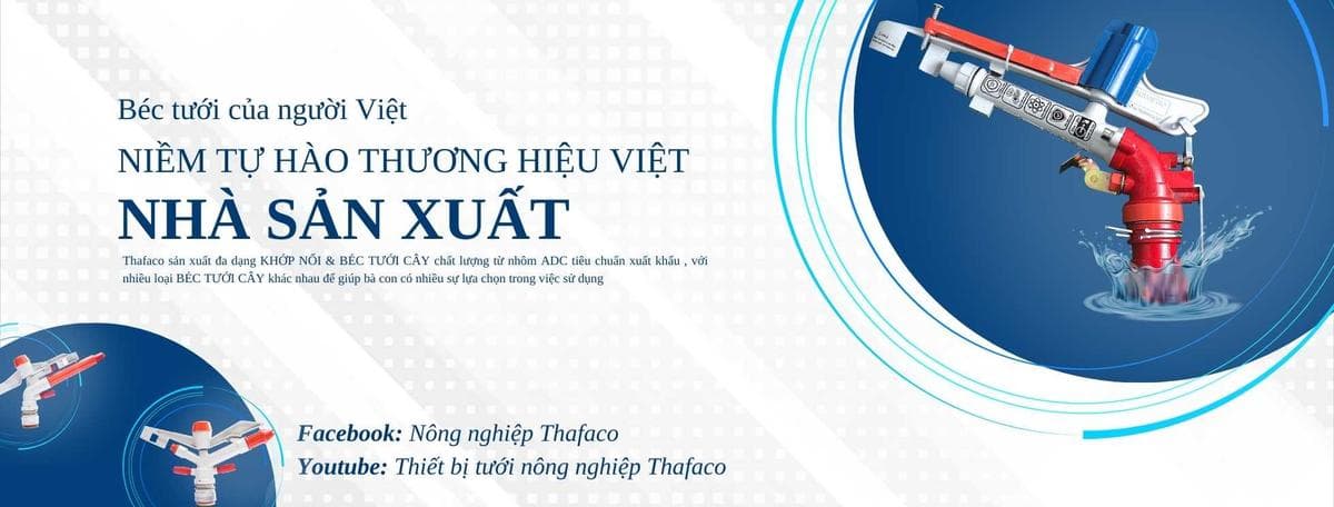 Béc tưới và thiết bị tưới nông nghiệp Thafaco facility 3