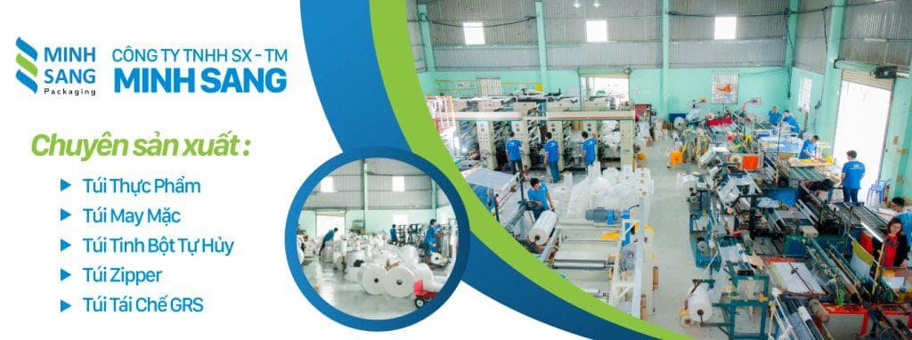 MINH SANG - Nhà máy sản xuất, in ấn túi nhựa , túi Recycled (GRS), túi tự hủy sinh học, túi zipper facility 2
