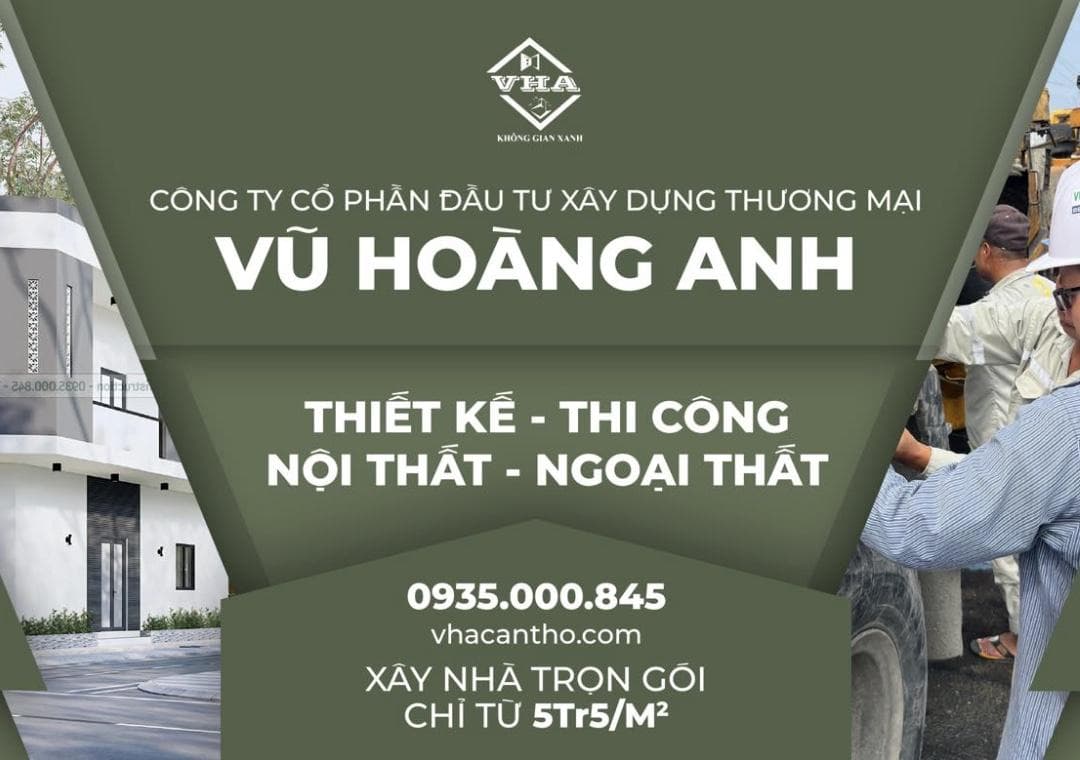 Xây nhà trọn gói Cần Thơ - CTY CP ĐT XD TM VŨ HOÀNG ANH facility 1
