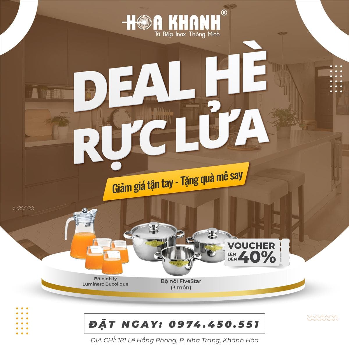SHOWROOM TỦ BẾP INOX THÔNG MINH HOA KHANH facility 2