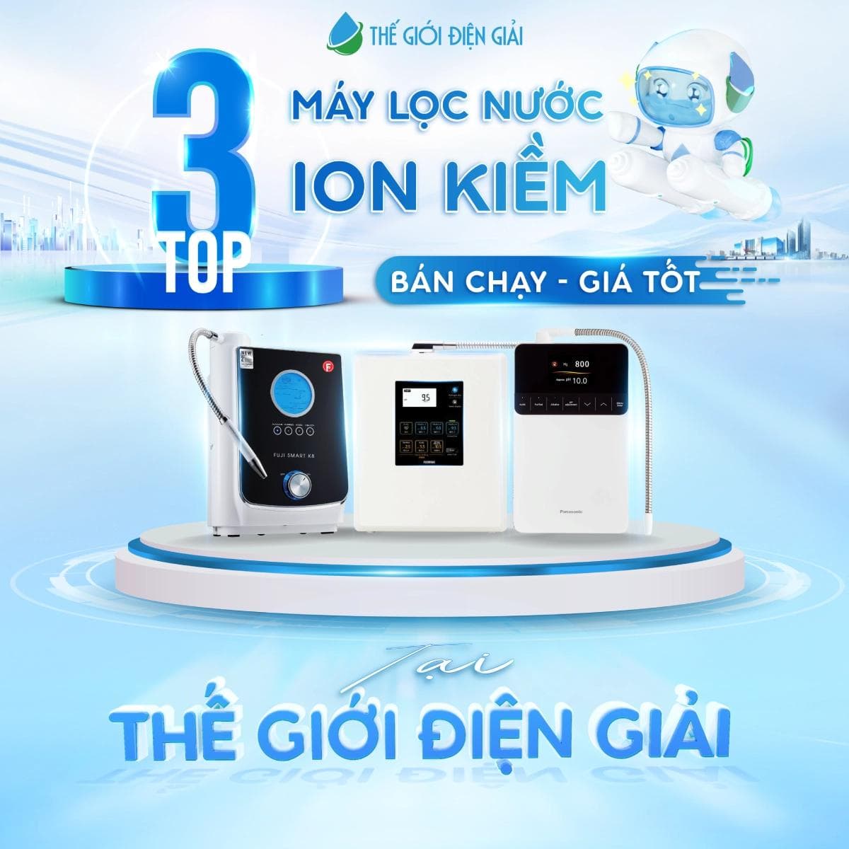 Thế Giới Điện Giải Vũng Tàu - Máy lọc nước ion kiềm kangen facility 3
