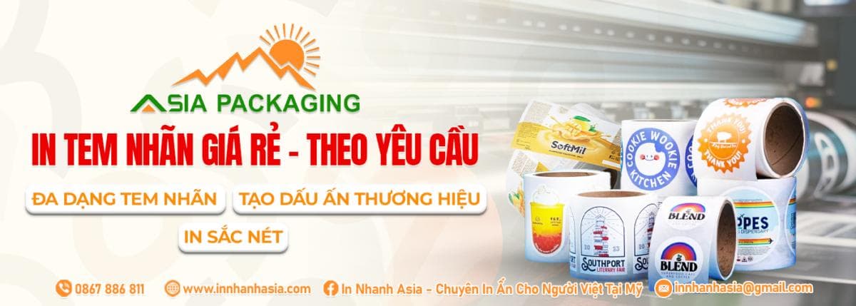 In Hộp Giấy, In Túi Giấy, In Tem Nhãn, In Decal, In Tem dán, In Tem phụ sản phẩm - Bao bì Asia facility 3