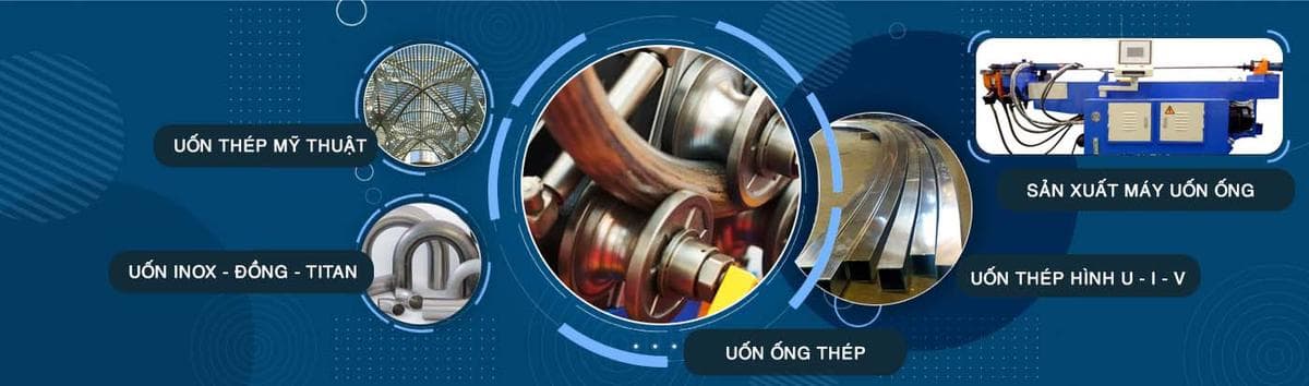 Uốn ống Phúc Khánh - Gia công uốn thép hình UIV, thép tròn, thép hộp facility 2