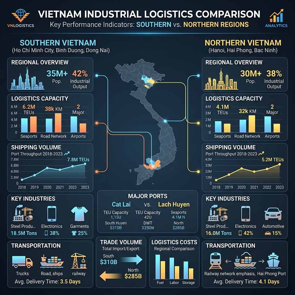 So sánh khu công nghiệp TP.HCM và Hà Nội